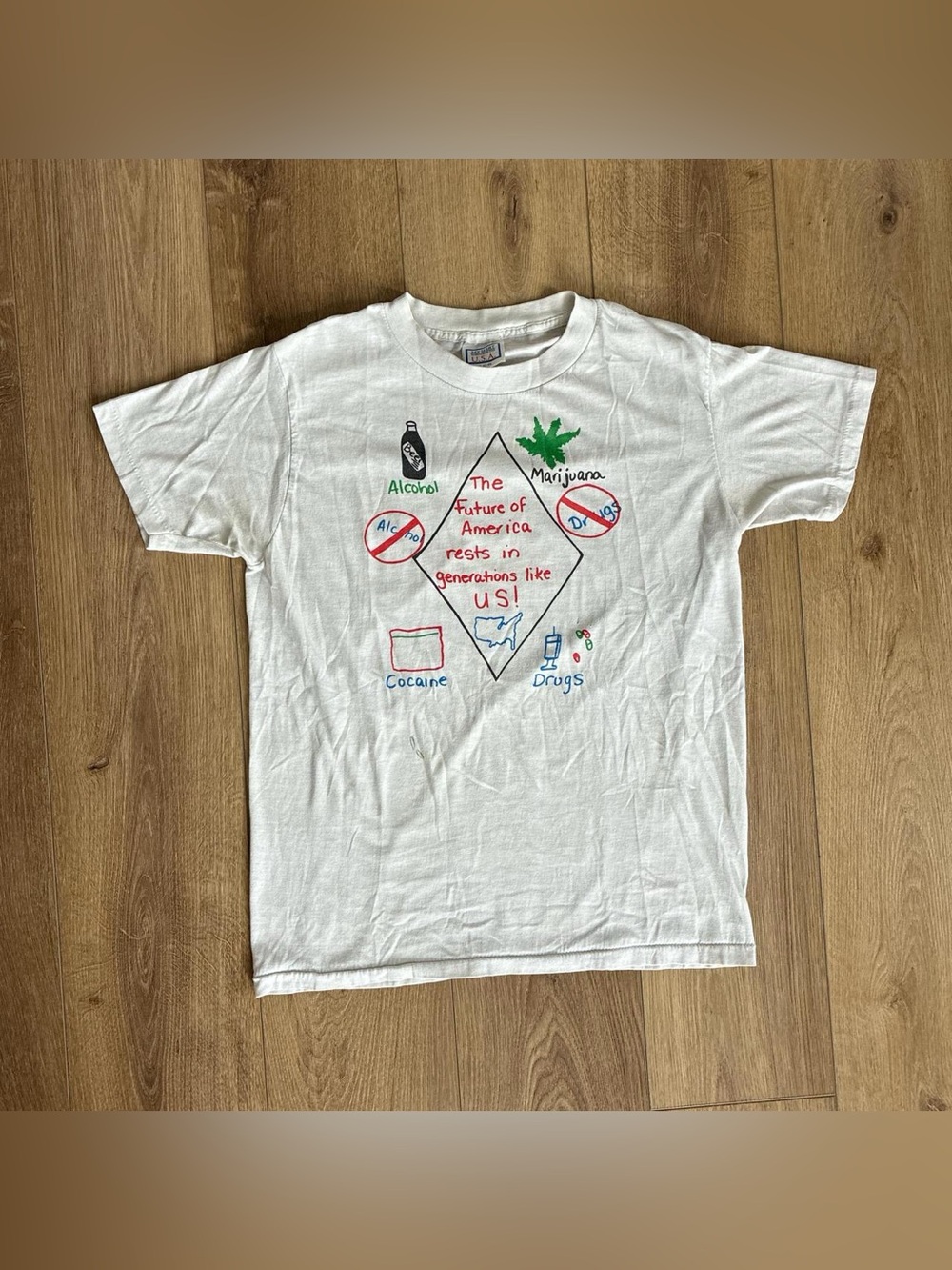 1980s Drug and Alcohol Awareness Tshirt